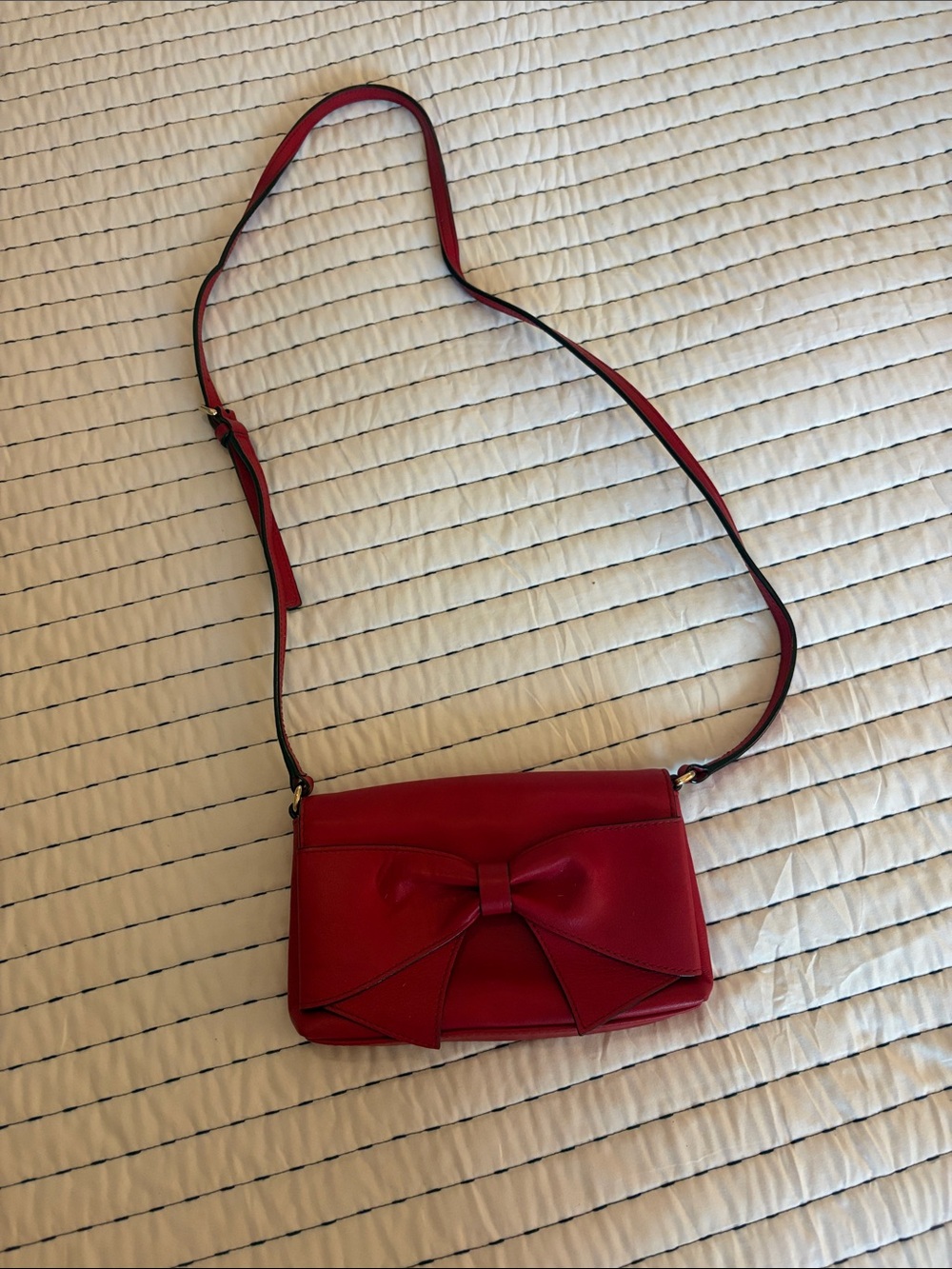 kate spade Red Bow Crossbody Bag